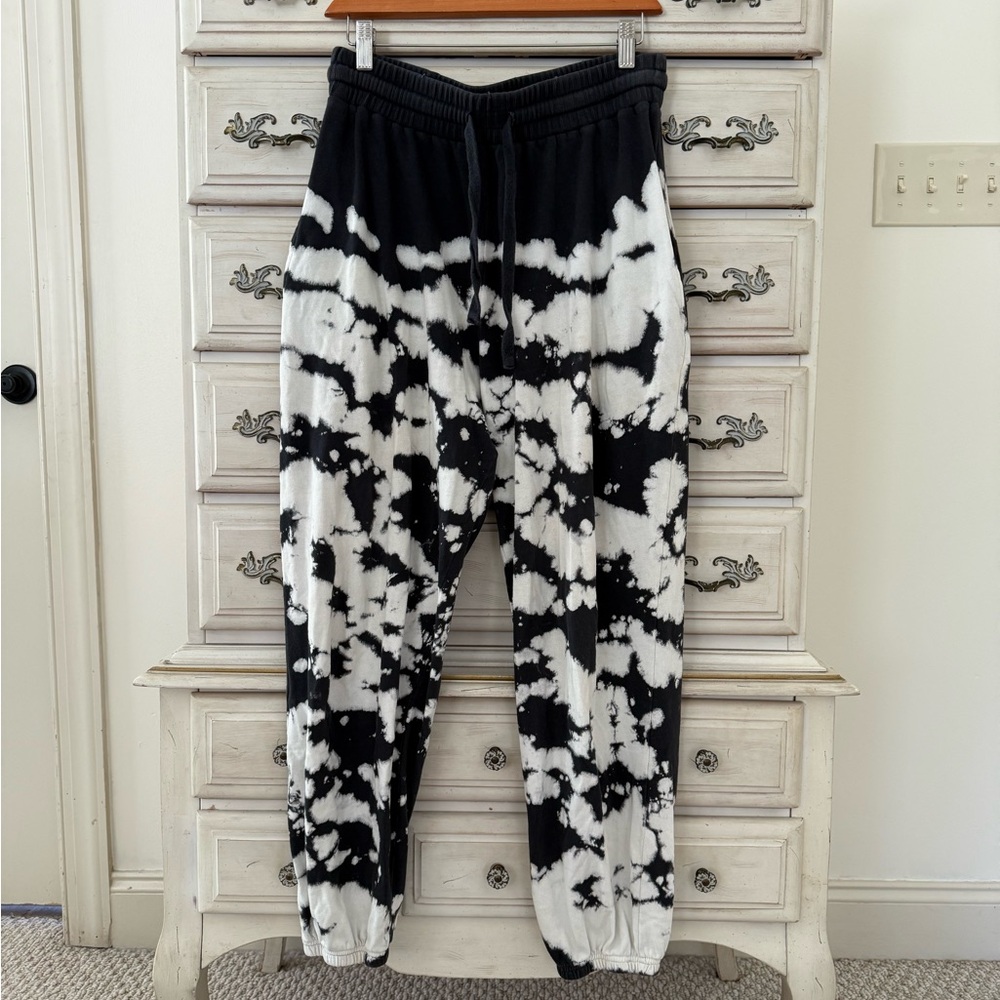 Vici Black Acid Wash Beach Boho Pants